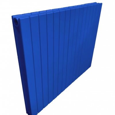 Радиатор Соло вертикального исполнения, цвет синий